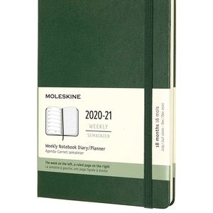Moleskine 2020-21 Weekly Planner, (5 x 8.25), HC